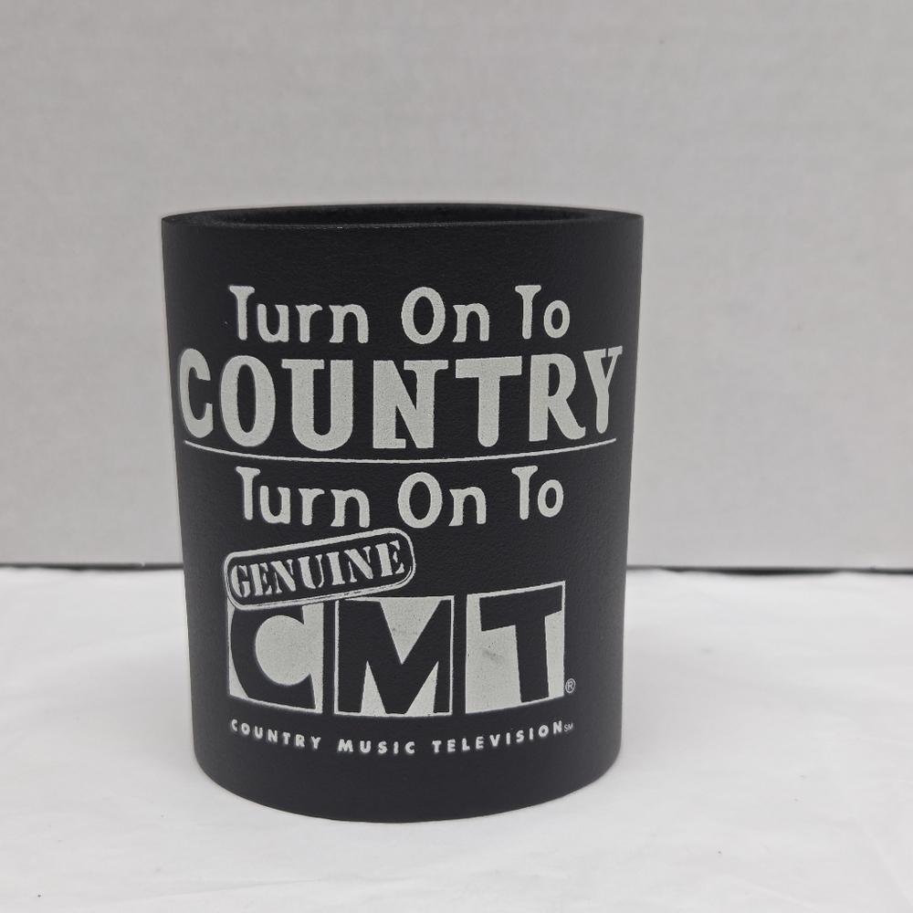 CMT Black Drink Koozie
